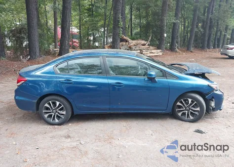 2013 Honda Civic Ex-L z USA, uszkodzony, nr VIN 2HGFB2F92DH503859